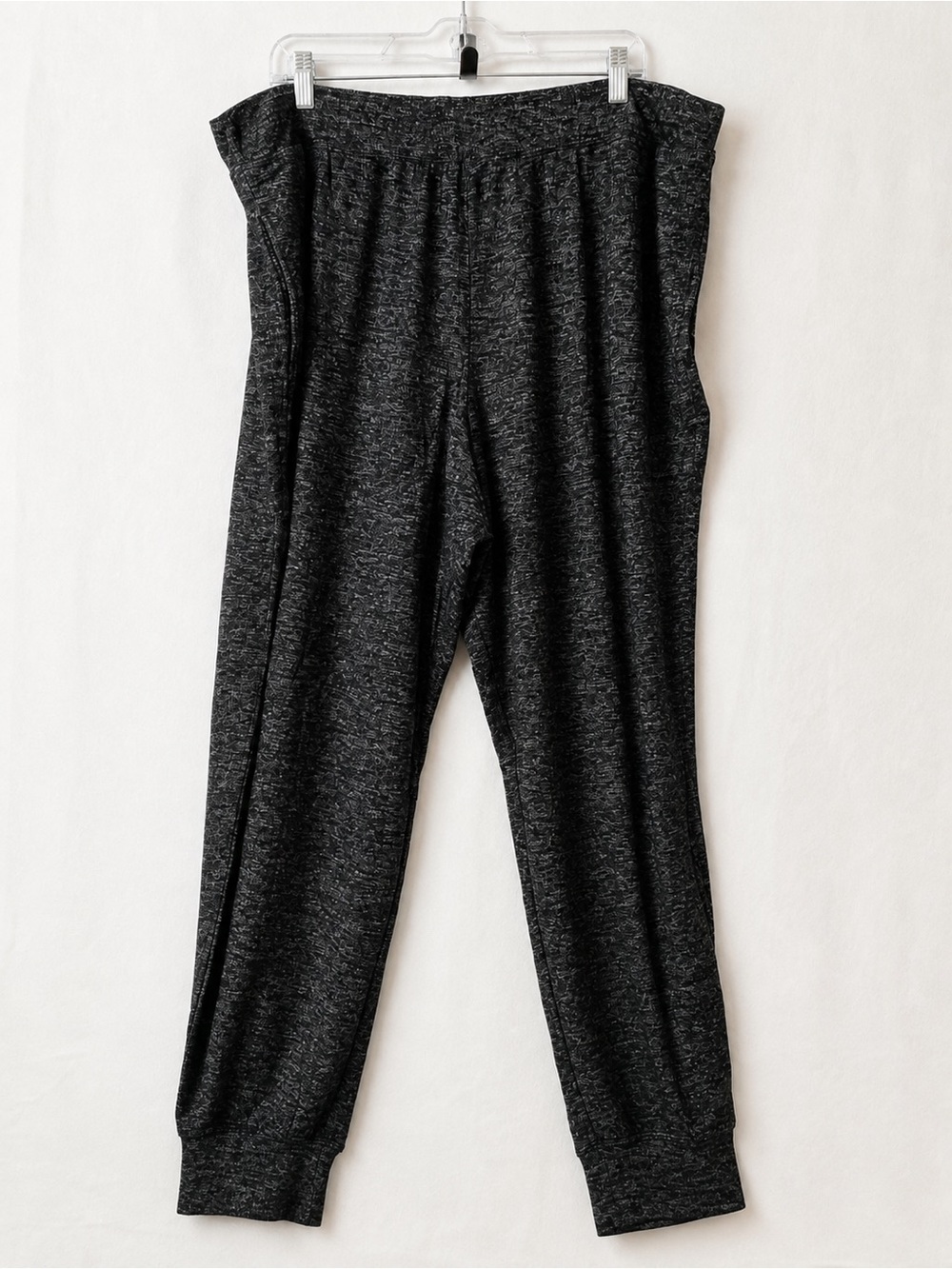 Cuddl Duds SoftKnit Heather Gray Stretchy Jogger Lounge Pants Women’s 1X